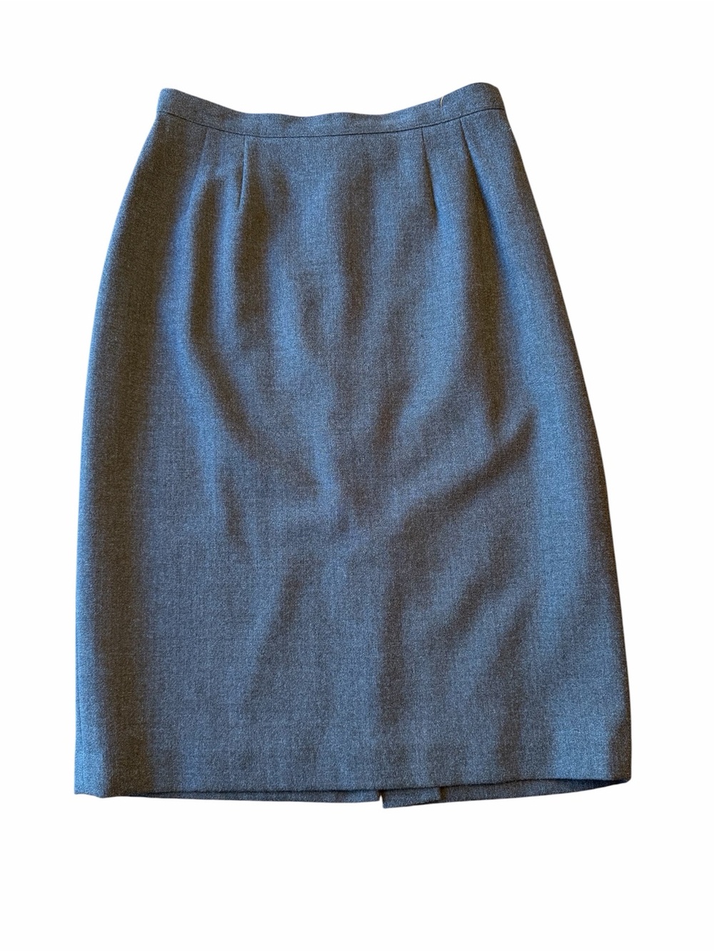 Vintage A.R. Sassco 100% Wool Pencil Skirt - Charcoal Size 8